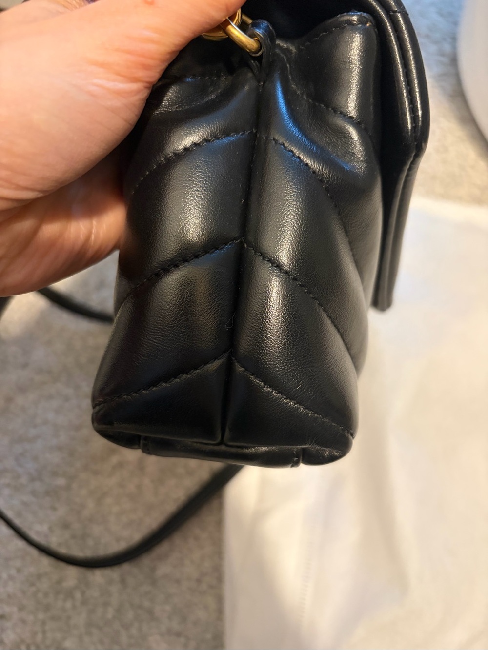 YSL Black Toy Lou Lou Bag - Picture 8 of 11